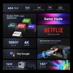 Netflix Certified WANBO DaVinci 1 Pro Projector Android 11 600ANSI 1080P