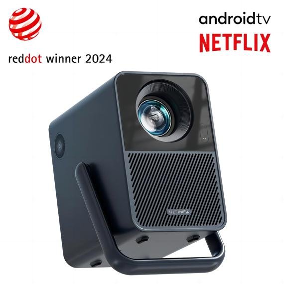 Ultimea Poseidon E40 1080P LCD Projector 1000 ANSI with 20W Speaker