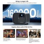[Netflix & Android TV Certified]ETOE E3 Pro 1080P Projector 5G WiFi 4K Decoding | Poland