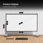 Pixthink 120-inch Projector Screen with Stand