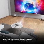 Pixthink 120-inch Projector Screen with Stand