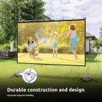 Pixthink 120-inch Projector Screen with Stand
