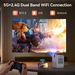 SUREWHEEL Q3 Projector with Tripod | Europe